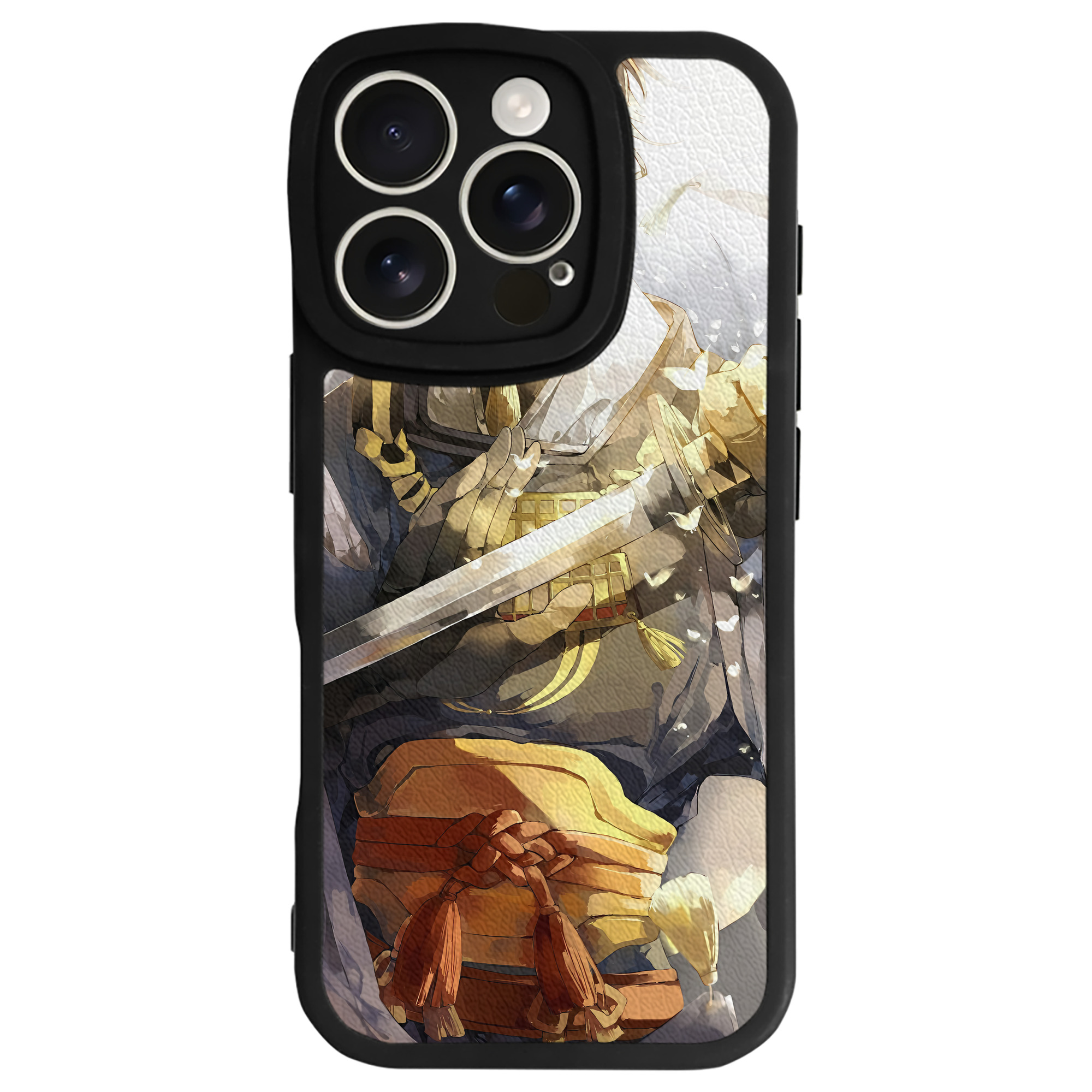 （画像用） 刀剣乱舞 Touken Ranbu 【iPhone 16シリーズ対応】シリコンスマホケース（レザー調） 材質：シリコン